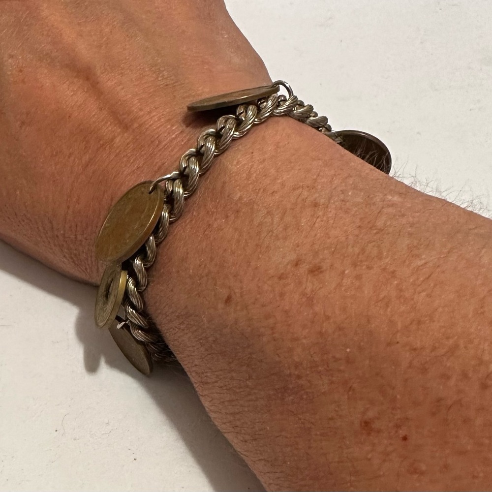Vintage coin bracelet